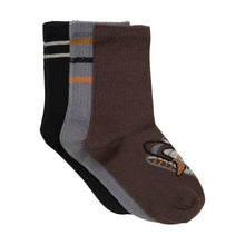 Load image into Gallery viewer, Minymo 3-Pack Socks Rocket/Stripe  Mix