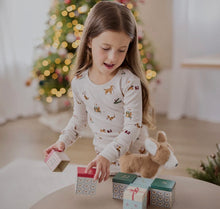 Load image into Gallery viewer, Petit Lem Santa Paws Pyjamas