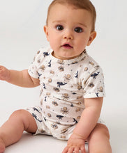 Load image into Gallery viewer, Minymo Sea Creatures Baby Shortie Playsuit