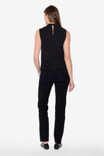 Load image into Gallery viewer, Beddome Ponte Straight Leg Pant Black 307A