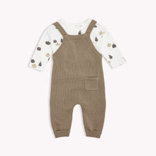 Load image into Gallery viewer, Petit Lem Pebble Sweater Knit Overall Set
