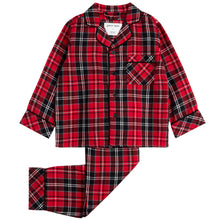 Load image into Gallery viewer, Petit Lem Scarlet Tartan Plaid Flannel Pyjamas
