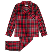 Load image into Gallery viewer, Petit Lem Scarlet Tartan Plaid Flannel Womens Pyjamas
