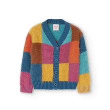 Load image into Gallery viewer, Boboli Patchwork Knit Cardigan