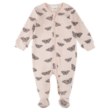 Load image into Gallery viewer, Petit Lem Monarch Print Rib Sleeper