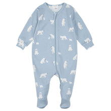 Load image into Gallery viewer, Petit Lem Polar Bear Family Print LunaKnit Sleeper