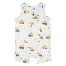Load image into Gallery viewer, Petit Lem Diggers Shortie Playsuit