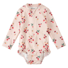 Load image into Gallery viewer, Petit Lem Strawberry Print Swimsuit