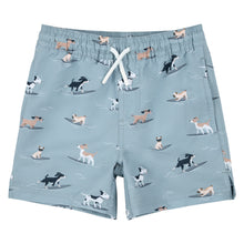 Load image into Gallery viewer, Petit Lem Dog Print Swim Trunks