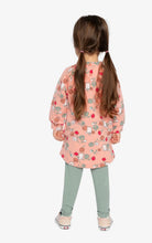 Load image into Gallery viewer, Deux Par Deux Dress Cats and Flowers