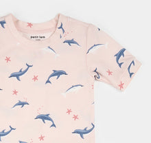 Load image into Gallery viewer, Petit Lem Dolphin Print Summer Pyjamas