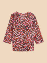 Load image into Gallery viewer, White Stuff UK Rae Organic Cotton Shirt Pink Print
