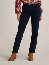 Load image into Gallery viewer, White Stuff UK Brooke Straight Cord Trouser Dk Navy