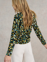 Load image into Gallery viewer, White Stuff UK Nelly Tee Black Print