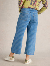 Load image into Gallery viewer, White Stuff UK Tia Wide Leg Crop Jean Denim Multi