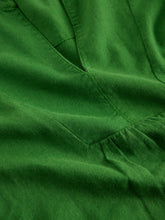 Load image into Gallery viewer, White Stuff UK Ash Linen Blend Top Mid Green