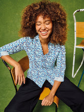 Load image into Gallery viewer, White Stuff UK Annie Jersey Shirt Blue Multi
