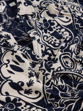 Load image into Gallery viewer, White Stuff UK Annie Short Sleeve Jersey Shirt Navy Print