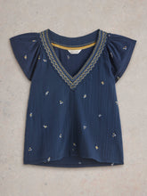 Load image into Gallery viewer, White Stuff UK Lucie Embroidered Top