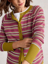 Load image into Gallery viewer, White Stuff UK Lulu Pattern Cardi Pink Multi