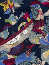 Load image into Gallery viewer, White Stuff UK Weaver Tee Navy Print