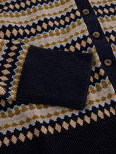 Load image into Gallery viewer, White Stuff UK Lois Fairisle Cardi Navy Multi