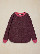 Load image into Gallery viewer, White Stuff UK Talia Nep Sweater Plum Multi