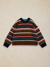 Load image into Gallery viewer, White Stuff UK Florence Stripe Sweater Navy Multi