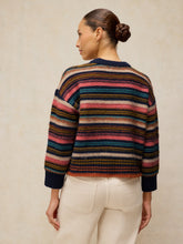 Load image into Gallery viewer, White Stuff UK Florence Stripe Sweater Navy Multi