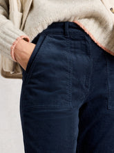 Load image into Gallery viewer, White Stuff UK Twister Cord Trouser Dark Navy