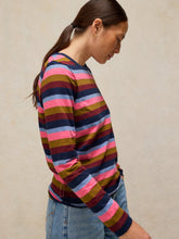 Load image into Gallery viewer, White Stuff UK Clara Stripe Tee Pink Multi