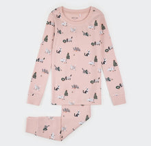 Load image into Gallery viewer, Petit Lem Meowy and Bright Pyjamas Pink