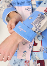Load image into Gallery viewer, PJ Salvage Heritage Flannel Pyjamas Parisian Print