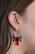 Load image into Gallery viewer, Ayala Bar Crimson Fire, Homa Earrings