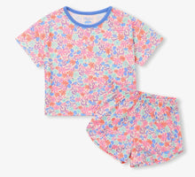 Load image into Gallery viewer, Hatley Whimsical Flowers Short Sleep Set