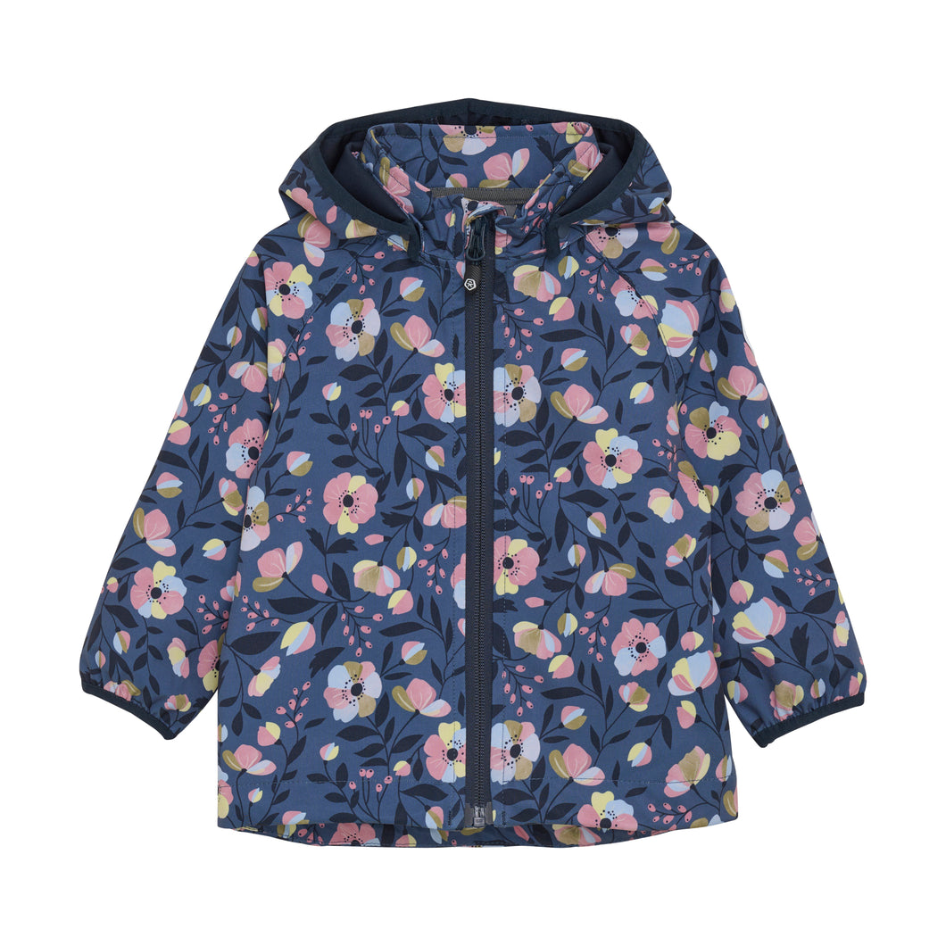 Color Kids Floral Softshell Jacket Foxglove