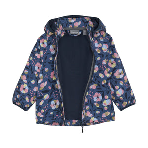 Color Kids Floral Softshell Jacket Foxglove