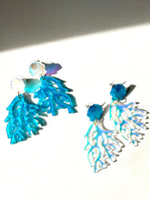 Load image into Gallery viewer, Dconstruct Coral Iridescent Earrings