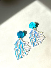 Load image into Gallery viewer, Dconstruct Coral Iridescent Earrings