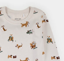 Load image into Gallery viewer, Petit Lem Santa Paws Pyjamas