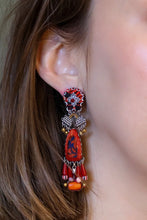 Load image into Gallery viewer, Ayala Bar Crimson Fire, Kaen Earrings