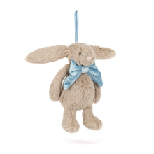 Load image into Gallery viewer, Bashful Beige Bunny Ornament
