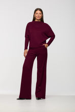 Load image into Gallery viewer, Beddome Wide Leg Pull On Pant Burgundy