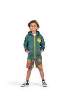 Load image into Gallery viewer, Appaman Happy Face Strivers Hoodie Dark Green
