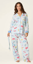Load image into Gallery viewer, PJ Salvage Heritage Flannel Pyjamas Out of Office Eyemask Print