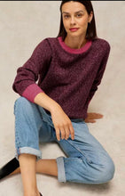 Load image into Gallery viewer, White Stuff UK Talia Nep Sweater Plum Multi