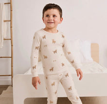 Load image into Gallery viewer, Petit Lem Highland Cow Print LunaKnit Pyjamas