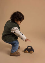 Load image into Gallery viewer, Noppies Baby Sherpa Vest Balsam Green