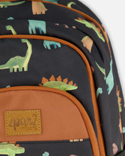 Load image into Gallery viewer, Deux Par Deux Toddler Dino Backpack
