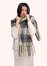 Load image into Gallery viewer, Powder UK Flora Scarf Damson Mix